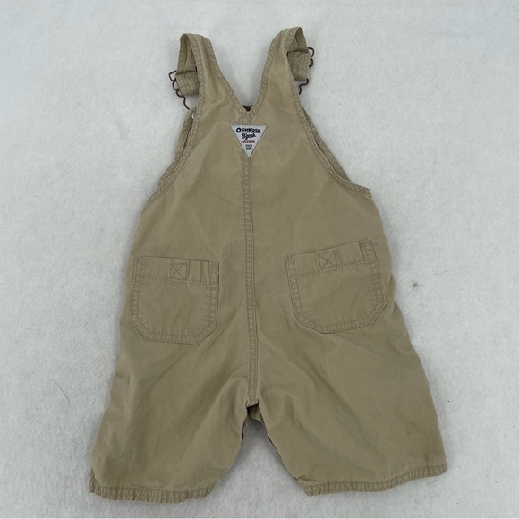 OSHKOSH B’GOSH Kids Khaki Overalls size: 24 Month - Picture 2 of 5